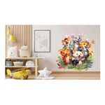 Casa si Gradina - Decoratiuni - Stickere decorative - Sticker decorativ, Animale Cantarete, Verde, 62 cm, 1349STK-3 - Infinity.ro