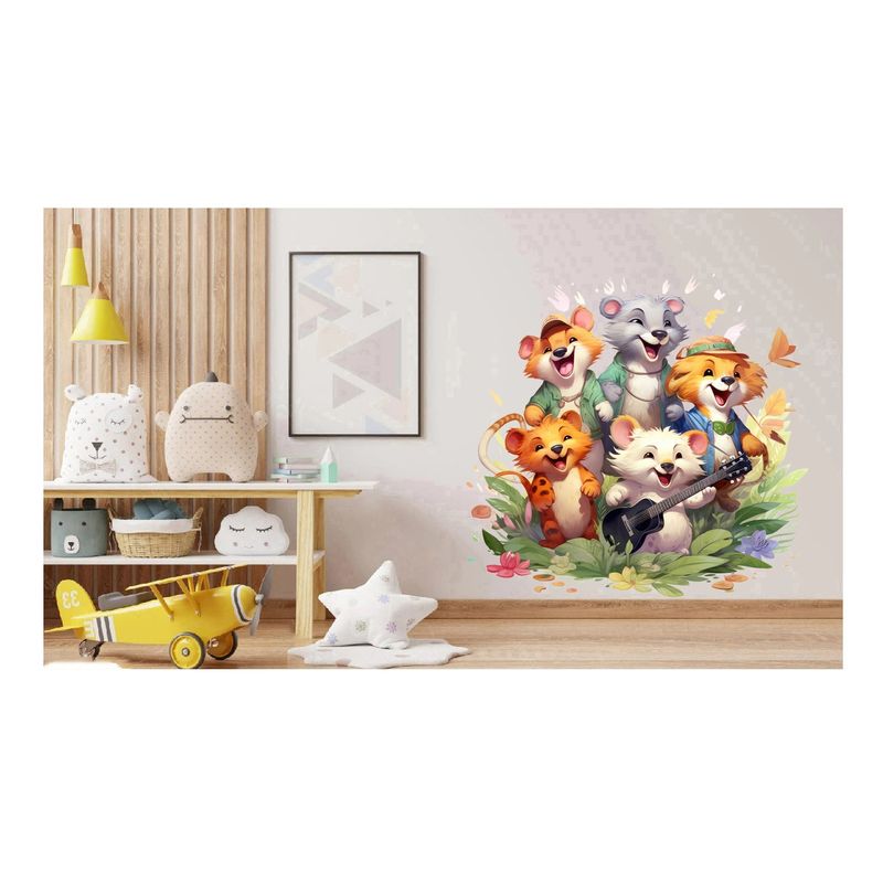 Casa si Gradina - Decoratiuni - Stickere decorative - Sticker decorativ, Animale Cantarete, Verde, 62 cm, 1349STK-3 - Infinity.ro