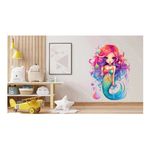 Casa si Gradina - Decoratiuni - Stickere decorative - Sticker decorativ, Mica Sirena, Multicolor, 83 cm, 1344STK-5 - Infinity.ro