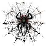 Casa si Gradina - Decoratiuni - Stickere decorative - Sticker decorativ, Paianjen, Negru, 61 cm, 1343STK-4 - Infinity.ro