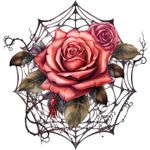 Casa si Gradina - Decoratiuni - Stickere decorative - Sticker decorativ, Trandafiri, Rosu, 62 cm, 1343STK-15 - Infinity.ro