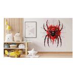 Casa si Gradina - Decoratiuni - Stickere decorative - Sticker decorativ, Paianjen, Rosu, 65 cm, 1343STK-10 - Infinity.ro