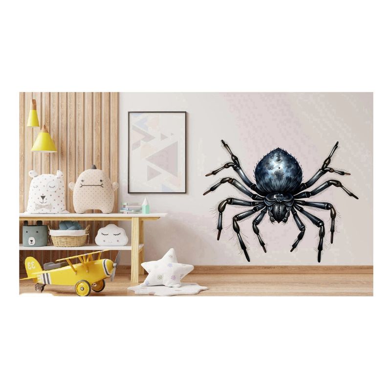 Casa si Gradina - Decoratiuni - Stickere decorative - Sticker decorativ, Paianjen, Negru, 65 cm, 1343STK-2 - Infinity.ro