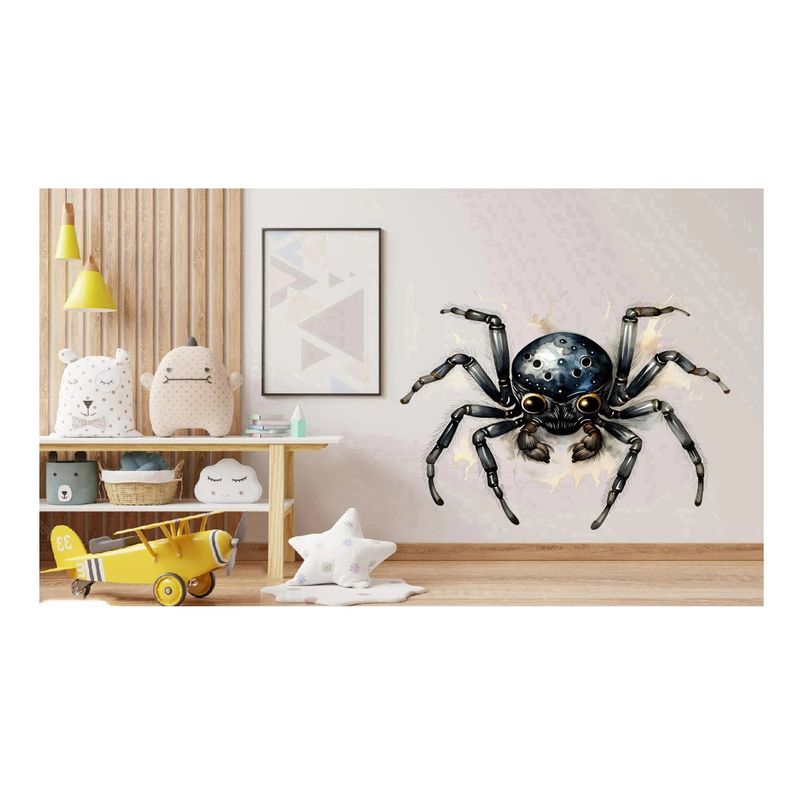 Casa si Gradina - Decoratiuni - Stickere decorative - Sticker decorativ, Paianjen, Negru, 67 cm, 1343STK-1 - Infinity.ro
