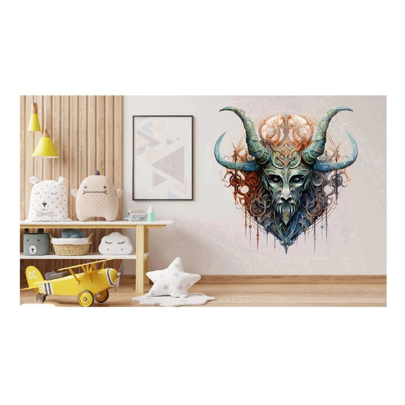 Casa si Gradina - Decoratiuni - Stickere decorative - Sticker decorativ, Horror, Turcoaz, 63 cm, 1328STK-9 - Infinity.ro