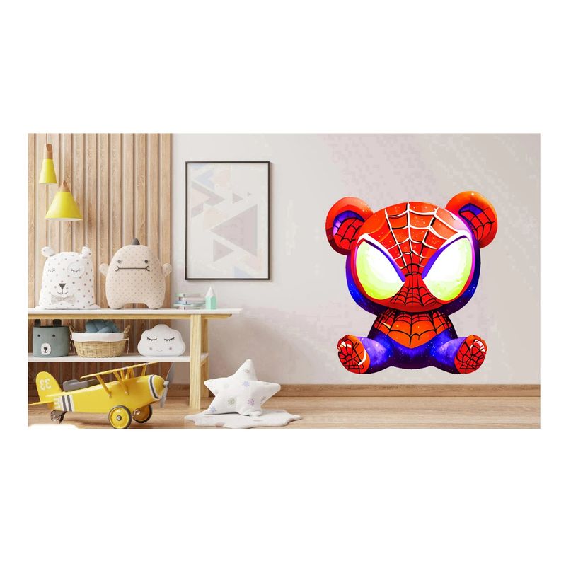 Casa si Gradina - Decoratiuni - Stickere decorative - Sticker decorativ, Ursulet, Rosu, 61 cm, 1330STK - Infinity.ro