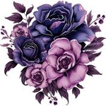 Casa si Gradina - Decoratiuni - Stickere decorative - Sticker decorativ, Flori, Multicolor, 61 cm, 1325STK-2 - Infinity.ro