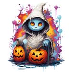 Casa si Gradina - Decoratiuni - Stickere decorative - Sticker decorativ, Halloween, Multicolor, 75 cm, 1327STK - Infinity.ro