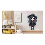 Casa si Gradina - Decoratiuni - Stickere decorative - Sticker decorativ, Printesa Rock, Negru, 87 cm, 1331STK - Infinity.ro