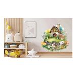 Casa si Gradina - Decoratiuni - Stickere decorative - Sticker decorativ, Ferma, Verde, 61 cm, 1324STK-1 - Infinity.ro