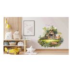 Casa si Gradina - Decoratiuni - Stickere decorative - Sticker decorativ, Ferma, Verde, 65 cm, 1324STK-5 - Infinity.ro