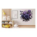 Casa si Gradina - Decoratiuni - Stickere decorative - Sticker decorativ, Flori, Mov, 60 cm, 1325STK-1 - Infinity.ro