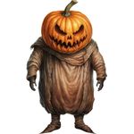 Casa si Gradina - Decoratiuni - Stickere decorative - Sticker decorativ, Horror, Portocaliu, 90 cm, 1321STK-7 - Infinity.ro