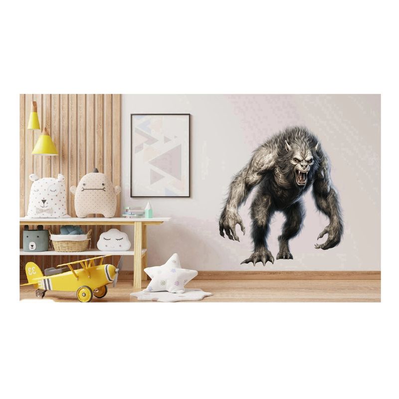 Casa si Gradina - Decoratiuni - Stickere decorative - Sticker decorativ, Horror, Gri, 62 cm, 1321STK-18 - Infinity.ro