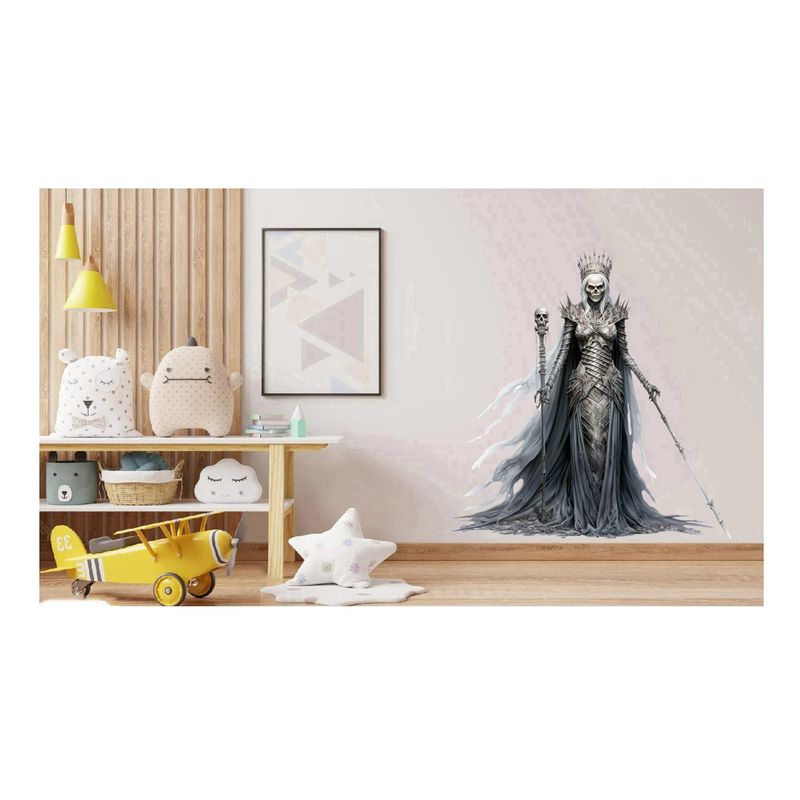 Casa si Gradina - Decoratiuni - Stickere decorative - Sticker decorativ, Horror, Gri, 62 cm, 1321STK-6 - Infinity.ro