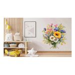 Casa si Gradina - Decoratiuni - Stickere decorative - Sticker decorativ, Flori Salbatice, Galben, 60 cm, 1319STK-1 - Infinity.ro