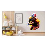 Casa si Gradina - Decoratiuni - Stickere decorative - Sticker decorativ, Fotbal American, Maro, 76 cm, 1335STK-11 - Infinity.ro