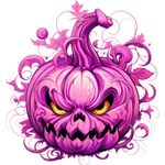 Casa si Gradina - Decoratiuni - Stickere decorative - Sticker decorativ, Halloween, Roz, 64 cm, 1337STK-10 - Infinity.ro