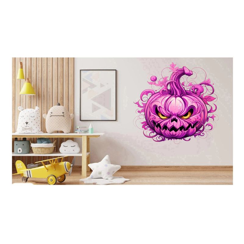 Casa si Gradina - Decoratiuni - Stickere decorative - Sticker decorativ, Halloween, Roz, 64 cm, 1337STK-10 - Infinity.ro
