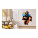 Casa si Gradina - Decoratiuni - Stickere decorative - Sticker decorativ, Fotbal American, Multicolor, 74 cm, 1335STK-7 - Infinity.ro