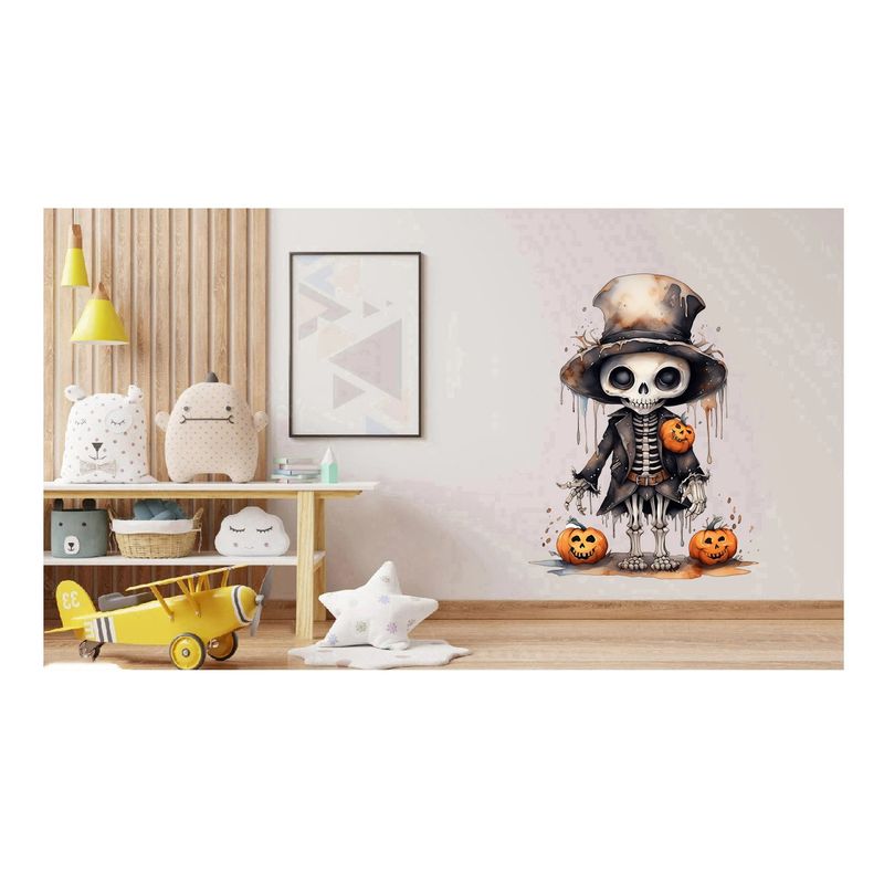 Casa si Gradina - Decoratiuni - Stickere decorative - Sticker decorativ, Halloween, Alb, 81 cm, 1337STK-20 - Infinity.ro