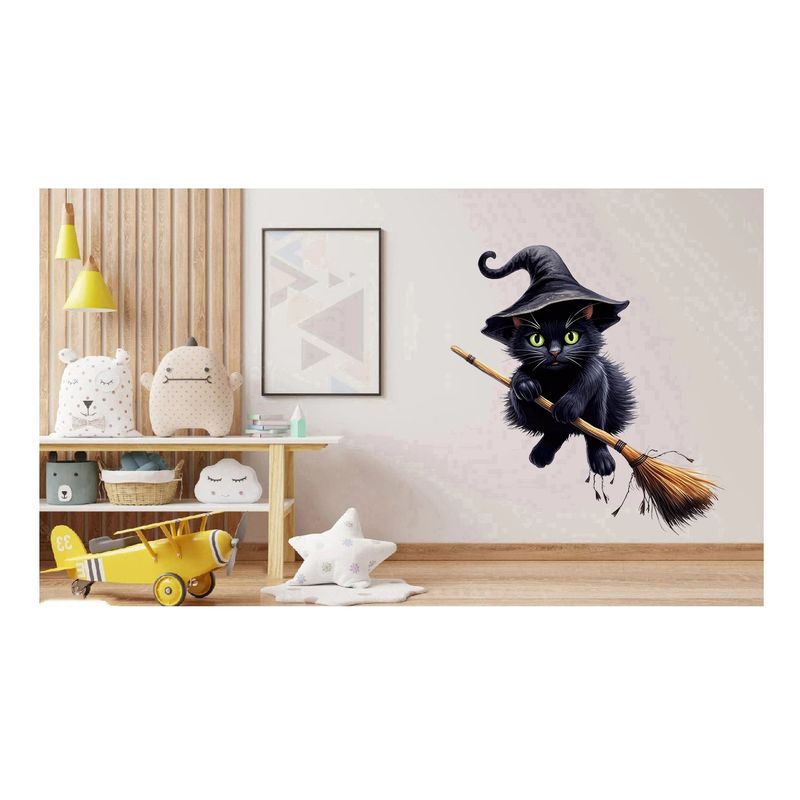 Casa si Gradina - Decoratiuni - Stickere decorative - Sticker decorativ, Halloween, Negru, 63 cm, 1337STK-17 - Infinity.ro