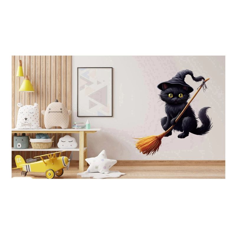 Casa si Gradina - Decoratiuni - Stickere decorative - Sticker decorativ, Halloween, Negru, 70 cm, 1337STK-18 - Infinity.ro