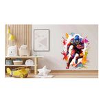 Casa si Gradina - Decoratiuni - Stickere decorative - Sticker decorativ, Fotbal American, Rosu, 69 cm, 1335STK-9 - Infinity.ro