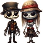 Casa si Gradina - Decoratiuni - Stickere decorative - Sticker decorativ, Halloween, Negru, 66 cm, 1337STK-5 - Infinity.ro