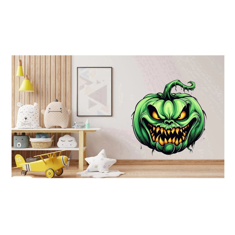 Casa si Gradina - Decoratiuni - Stickere decorative - Sticker decorativ, Halloween, Verde, 62 cm, 1337STK - Infinity.ro