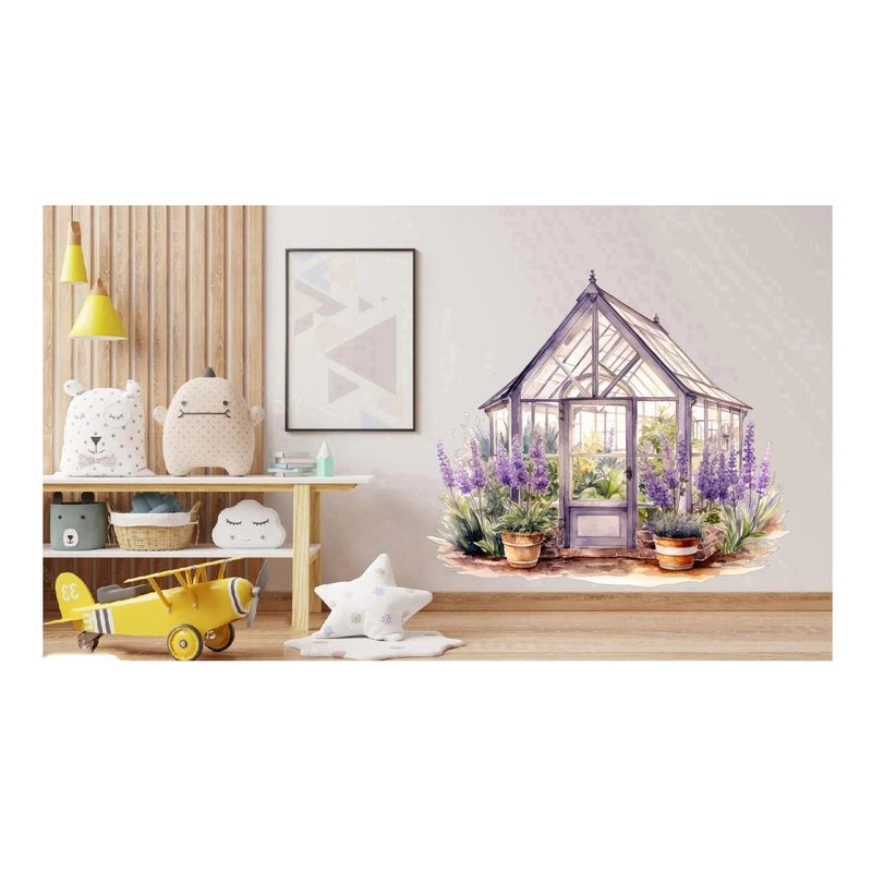 Casa si Gradina - Decoratiuni - Stickere decorative - Sticker decorativ, Sera de Lavanda, Mov, 65 cm, 1361STK-2 - Infinity.ro