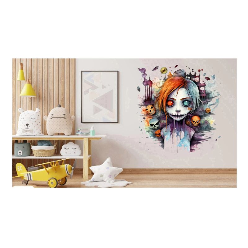 Casa si Gradina - Decoratiuni - Stickere decorative - Sticker decorativ, Halloween, Mov, 60 cm, 1334STK-5 - Infinity.ro