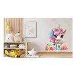 Casa si Gradina - Decoratiuni - Stickere decorative - Sticker decorativ, Unicorn, Multicolor, 68 cm, 1333STK-1 - Infinity.ro