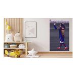 Casa si Gradina - Decoratiuni - Stickere decorative - Sticker decorativ, Fotbalist, Albastru, 90 cm, 1364STK-2 - Infinity.ro
