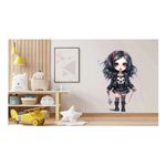 Casa si Gradina - Decoratiuni - Stickere decorative - Sticker decorativ, Printesa Rock, Negru, 84 cm, 1331STK-10 - Infinity.ro