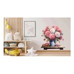 Casa si Gradina - Decoratiuni - Stickere decorative - Sticker decorativ, Flori Crizanteme, Roz, 61 cm, 1363STK - Infinity.ro