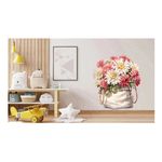 Casa si Gradina - Decoratiuni - Stickere decorative - Sticker decorativ, Flori Crizanteme, Alb, 68 cm, 1363STK-12 - Infinity.ro