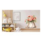 Casa si Gradina - Decoratiuni - Stickere decorative - Sticker decorativ, Flori Crizanteme, Roz, 61 cm, 1363STK-5 - Infinity.ro