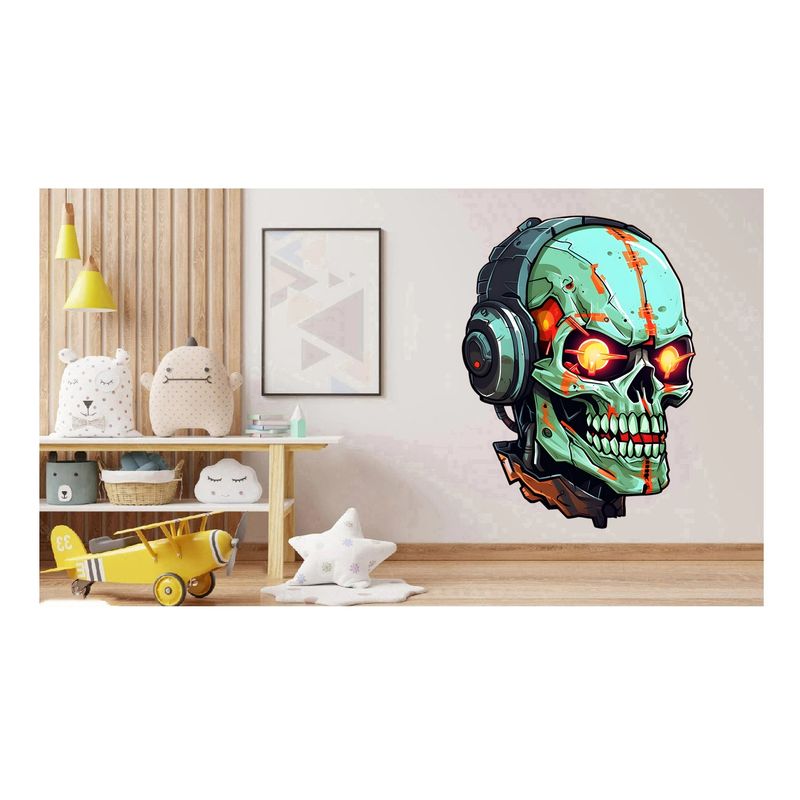 Casa si Gradina - Decoratiuni - Stickere decorative - Sticker decorativ, Horror, Verde, 81 cm, 1356STK-4 - Infinity.ro
