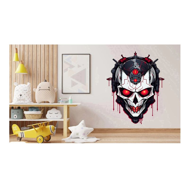 Casa si Gradina - Decoratiuni - Stickere decorative - Sticker decorativ, Horror, Negru, 88 cm, 1356STK-3 - Infinity.ro