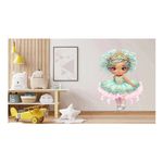 Casa si Gradina - Decoratiuni - Stickere decorative - Sticker decorativ, Printesa, Turcoaz, 1378STK-1 - Infinity.ro