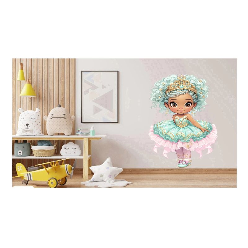 Casa si Gradina - Decoratiuni - Stickere decorative - Sticker decorativ, Printesa, Turcoaz, 1378STK-1 - Infinity.ro