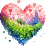 Casa si Gradina - Decoratiuni - Stickere decorative - Sticker decorativ, Minecraft, Rosu, 1376STK-10 - Infinity.ro