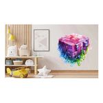 Casa si Gradina - Decoratiuni - Stickere decorative - Sticker decorativ, Minecraft, Roz, 1376STK-5 - Infinity.ro
