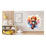 Casa si Gradina - Decoratiuni - Stickere decorative - Sticker decorativ, Minecraft, Maro, 1376STK-6 - Infinity.ro