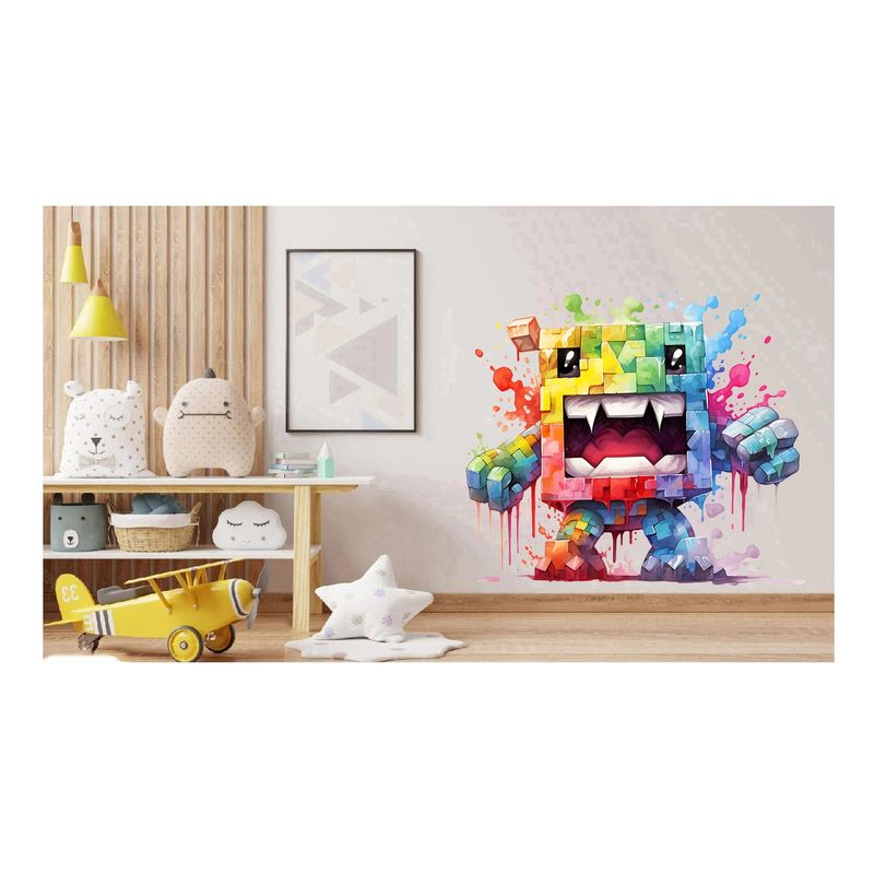 Casa si Gradina - Decoratiuni - Stickere decorative - Sticker decorativ, Minecraft, Multicolor, 1376STK-14 - Infinity.ro