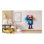 Casa si Gradina - Decoratiuni - Stickere decorative - Sticker decorativ, Minecraft, Albastru, 1376STK - Infinity.ro