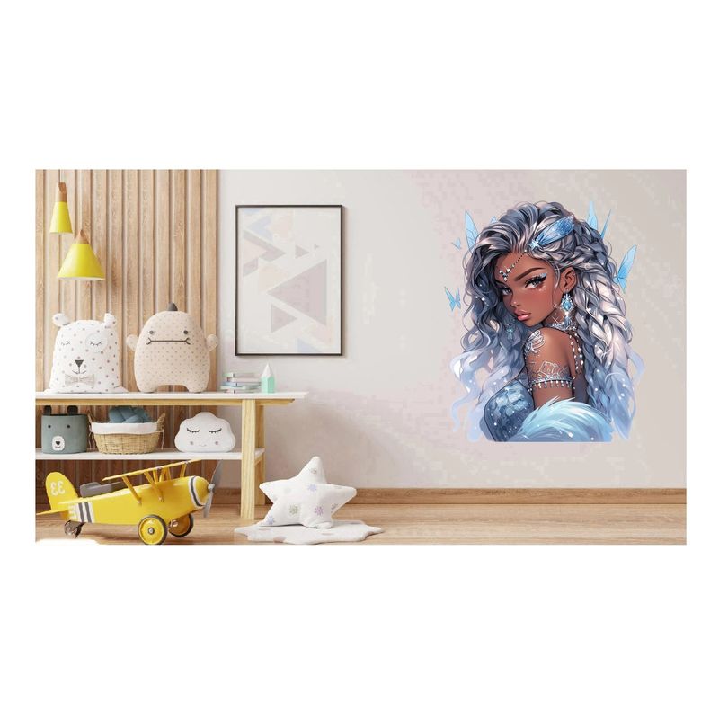 Casa si Gradina - Decoratiuni - Stickere decorative - Sticker decorativ, Printesa, Albastru, 1374STK-5 - Infinity.ro