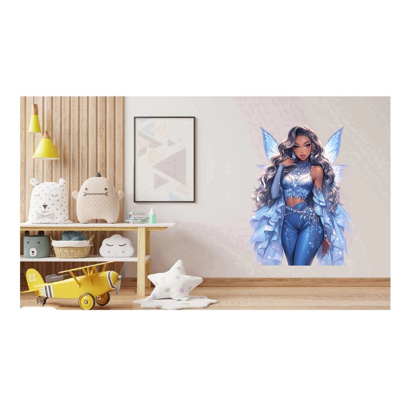 Casa si Gradina - Decoratiuni - Stickere decorative - Sticker decorativ, Printesa, Albastru, 1374STK-17 - Infinity.ro