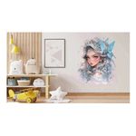 Casa si Gradina - Decoratiuni - Stickere decorative - Sticker decorativ, Printesa, Alb, 1374STK-10 - Infinity.ro